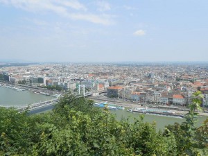 Ausblick auf Budapest